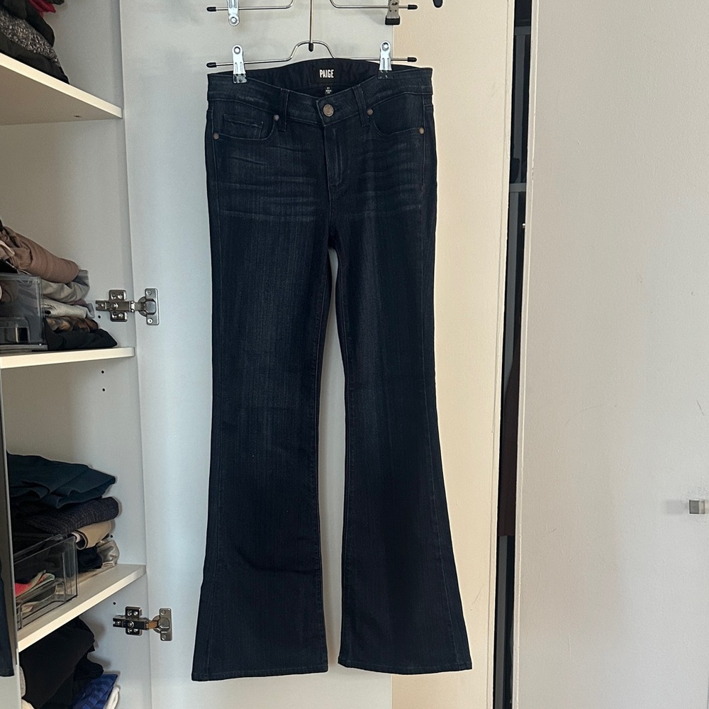 PAIGE Women's Petite Flare Jeans 27